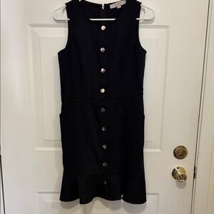 LOFT Navy Sleeveless Dress